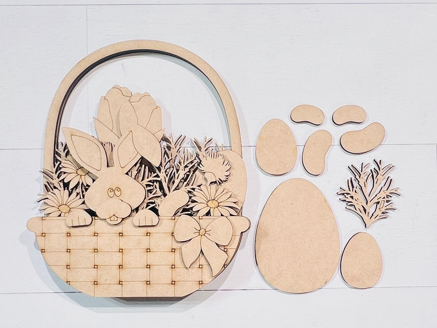 Easter Basket DIY Blank