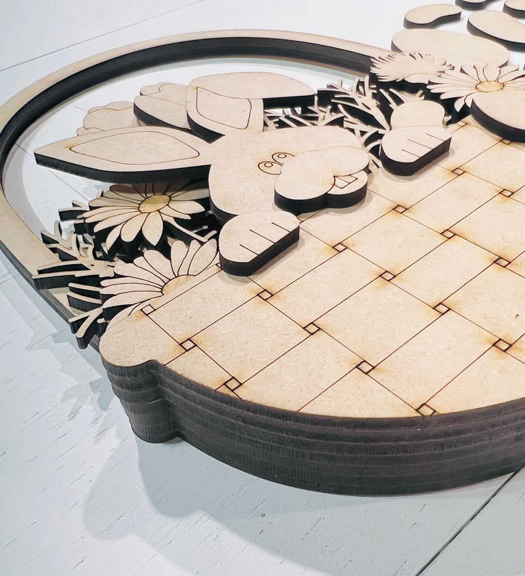 Easter Basket DIY Blank - 509