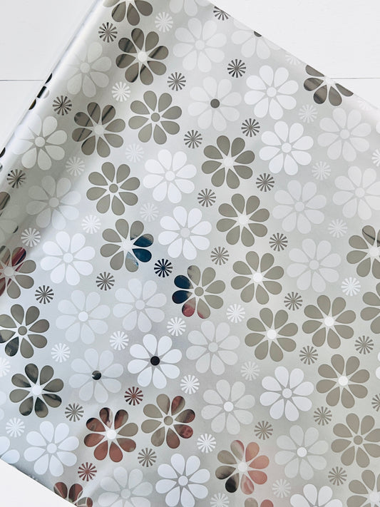 Zoey's Flowers - Silver Foil