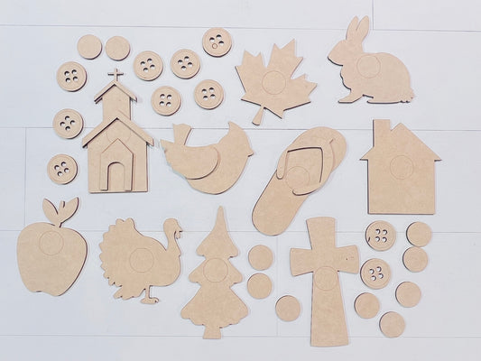 Inserts (Set 2) for Interchangeable Frame BLANKS
