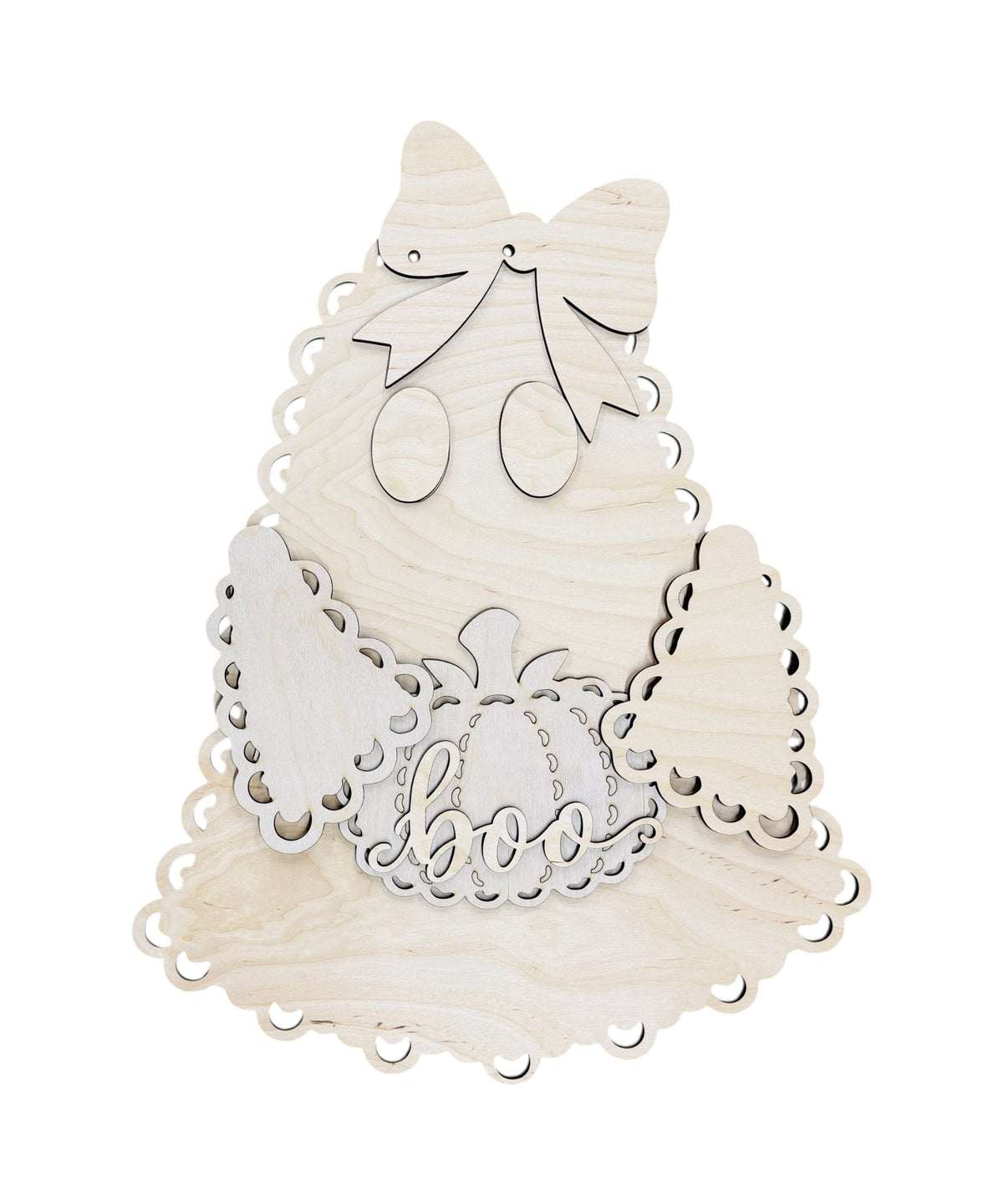 Lace Ghost Boo Hanger