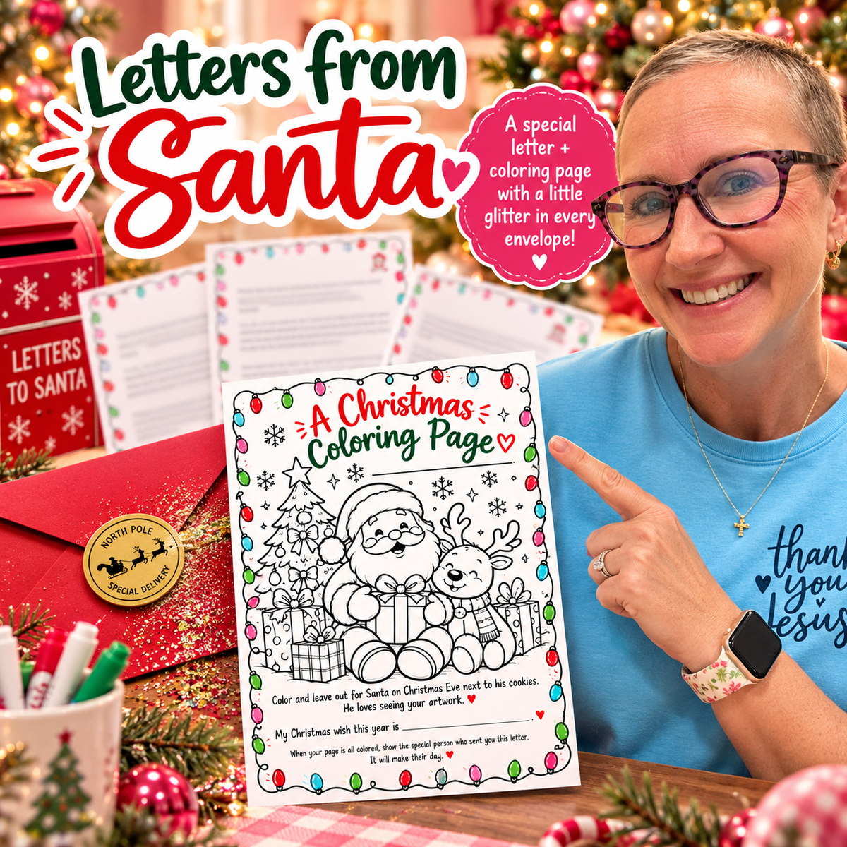 Personalized Letter From Santa, Mailed to Your Child