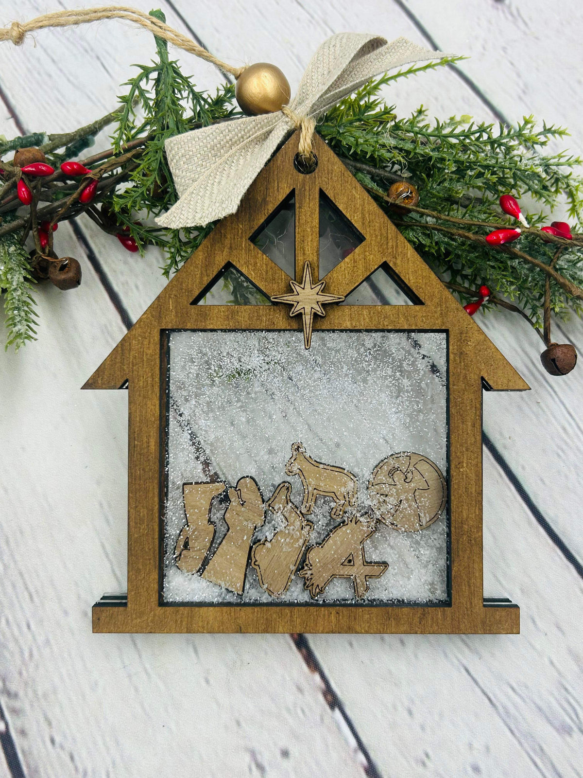Nativity Shaker Ornament KIT - 146