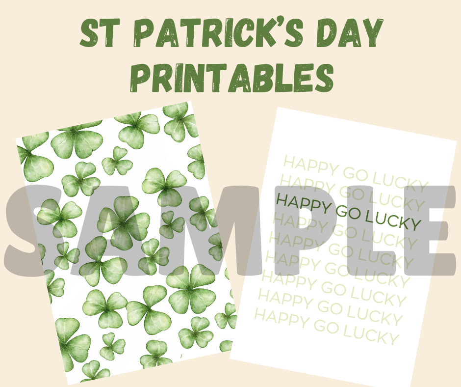 St. Patrick's Day Printable Collection