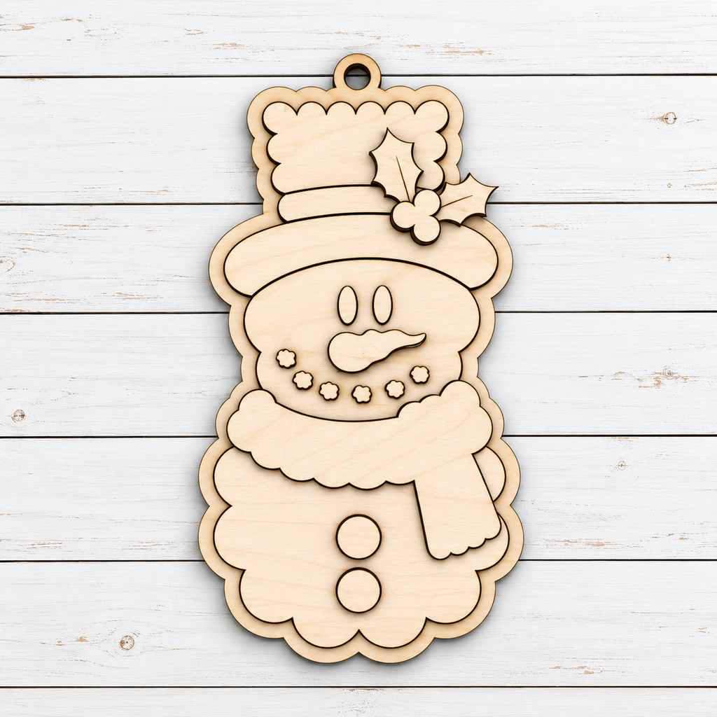 Snowman Ornament Blank