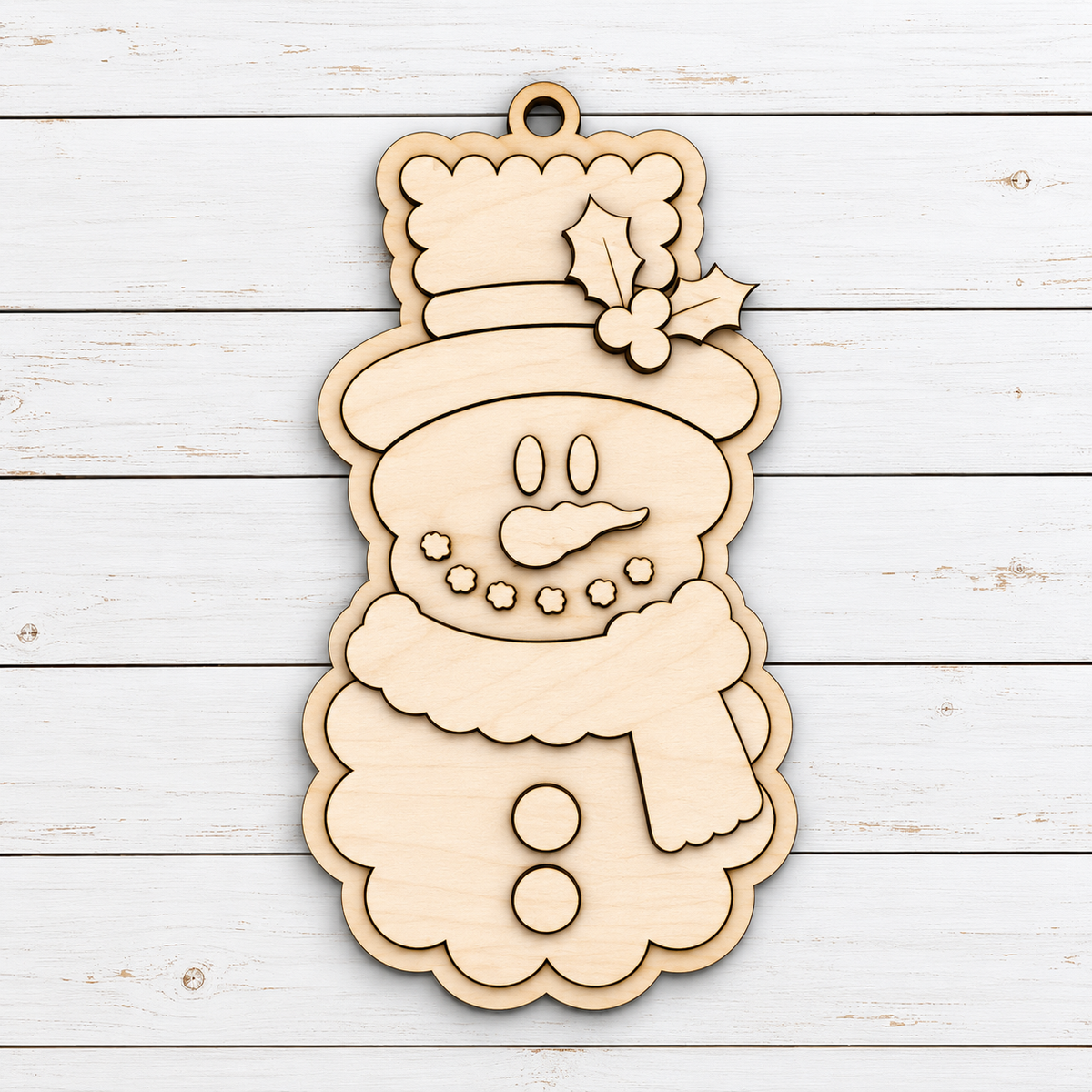 Snowman Ornament Blank