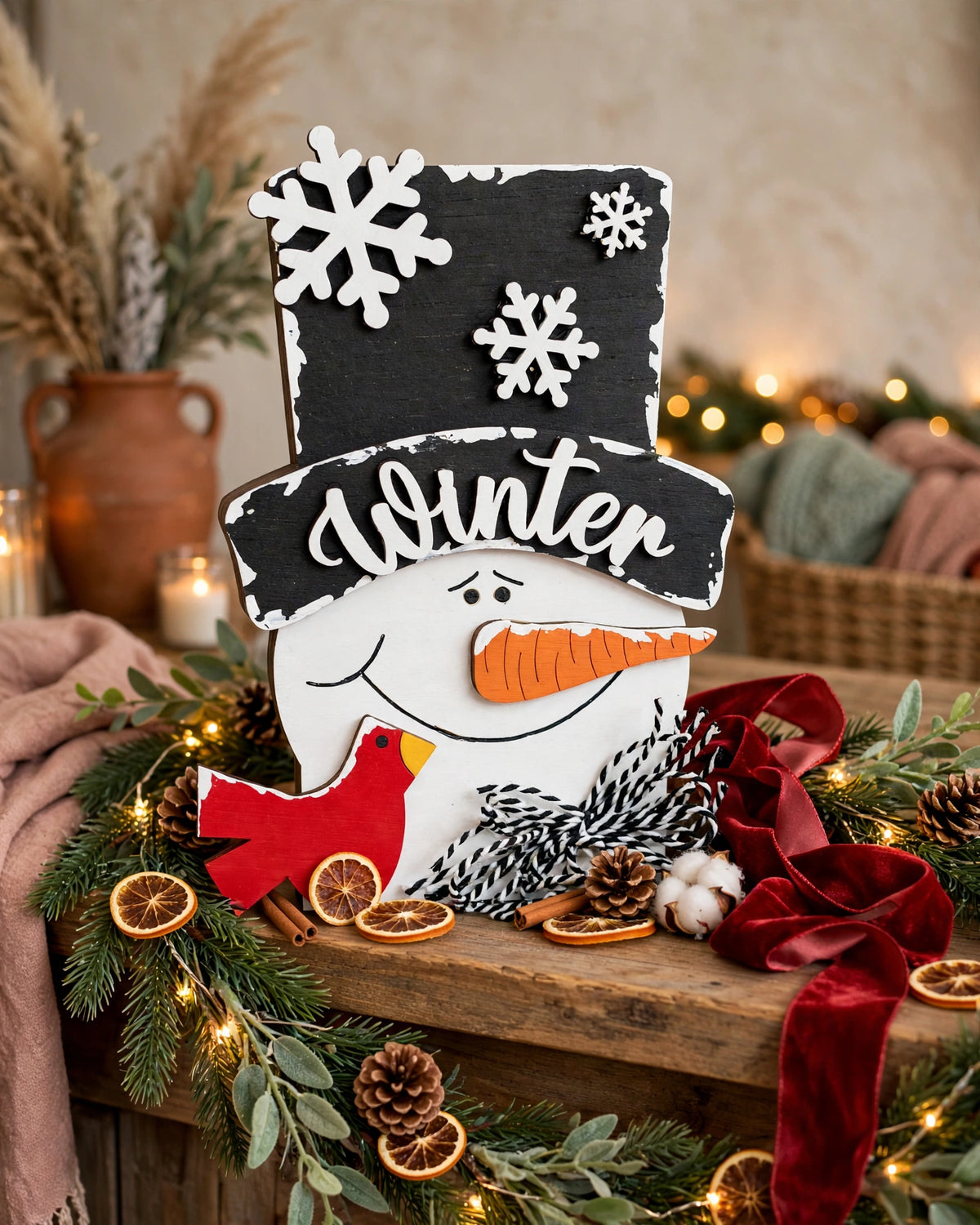 Chunky Snowman DIY KIT - 115