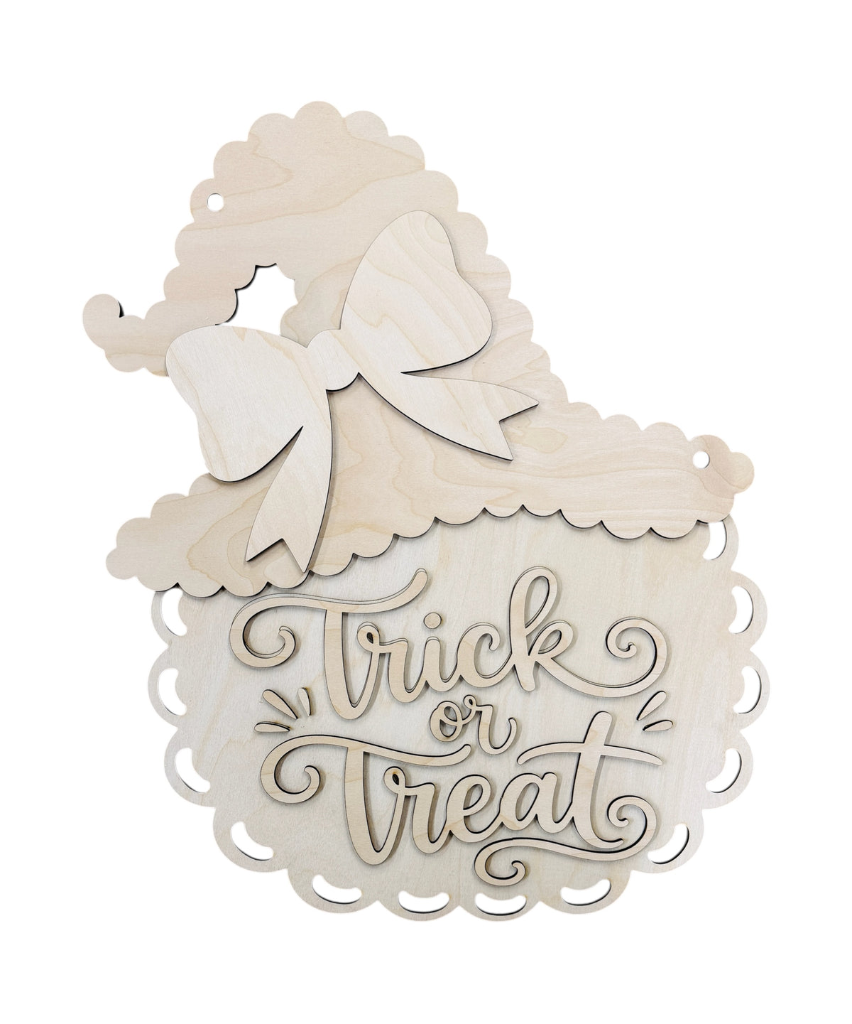 Trick or Treat Jack-O-Lantern Door Hanger