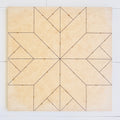 Sawtooth Star unfinished wooden quilt block