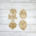 Retro Christmas Ornament Bundle DIY Kit - 688