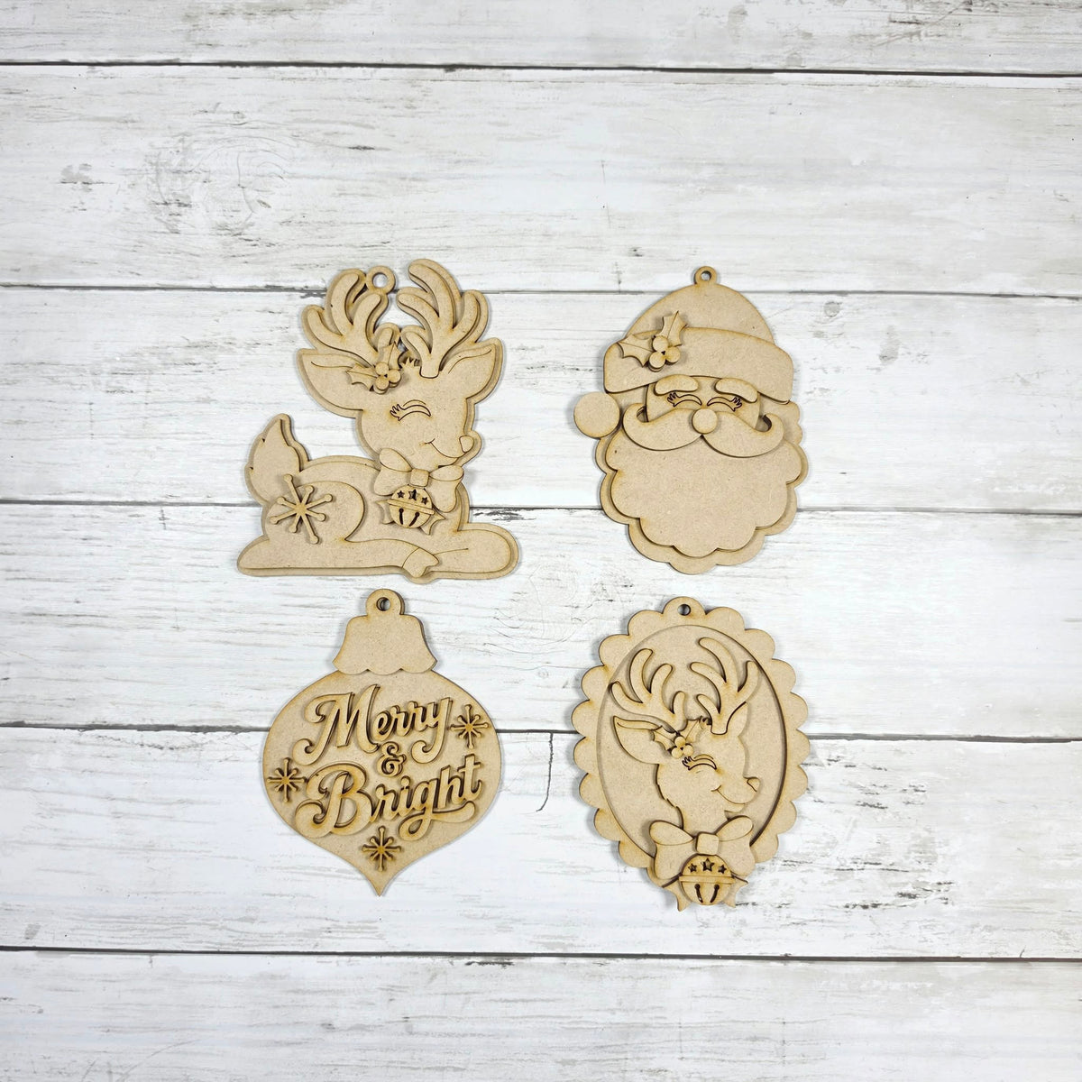 Retro Christmas Ornament Bundle DIY Kit - 688