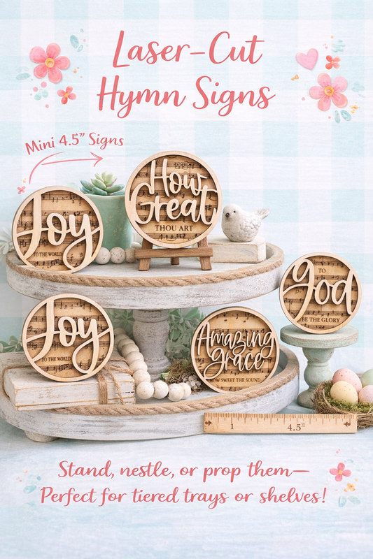 Mini Hymn Signs DIY KIT