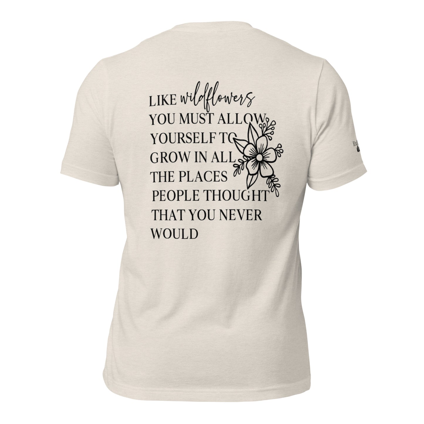 Like Wildflowers RD Branded Unisex t-shirt