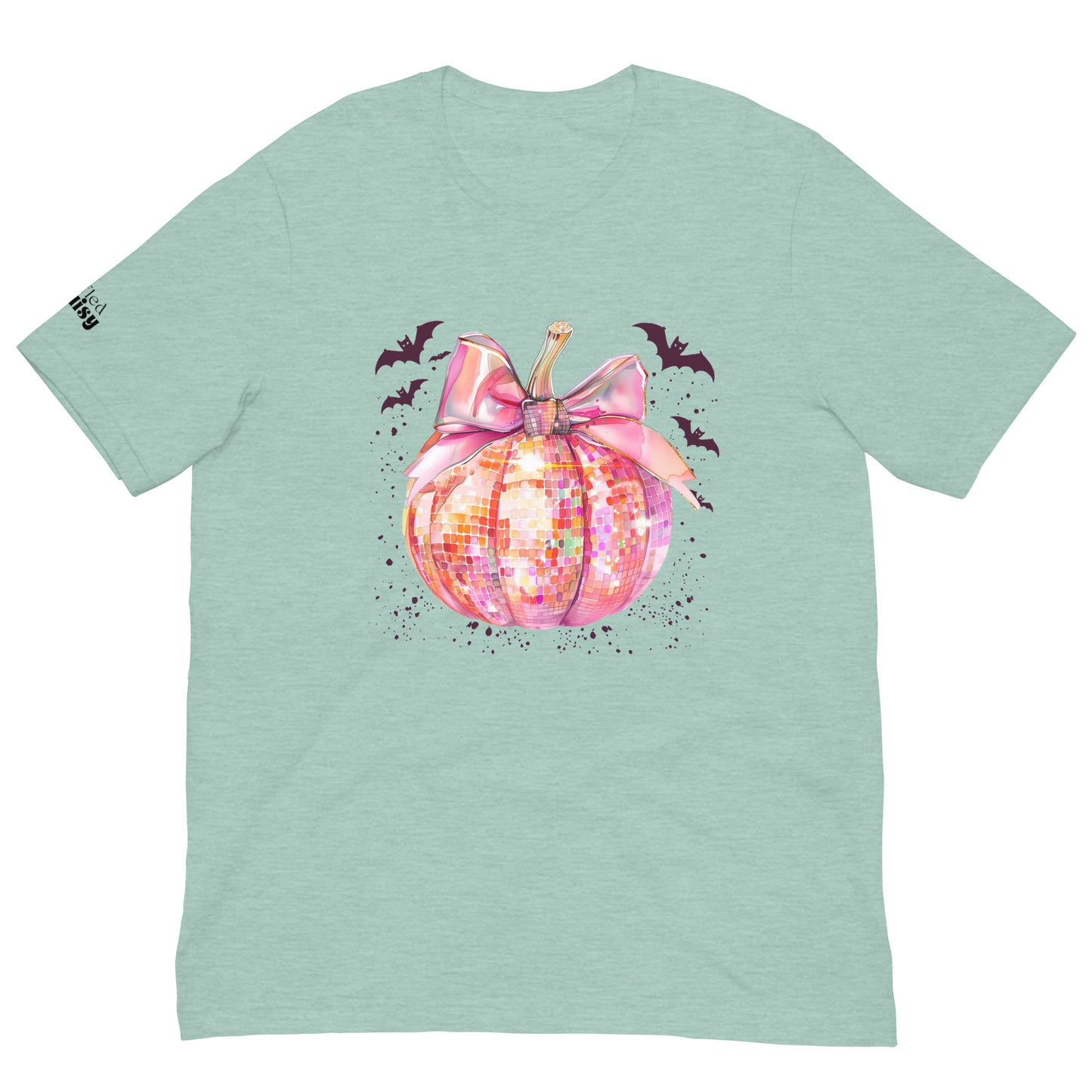 Pumpkin Disco Ball with Bats Shirt