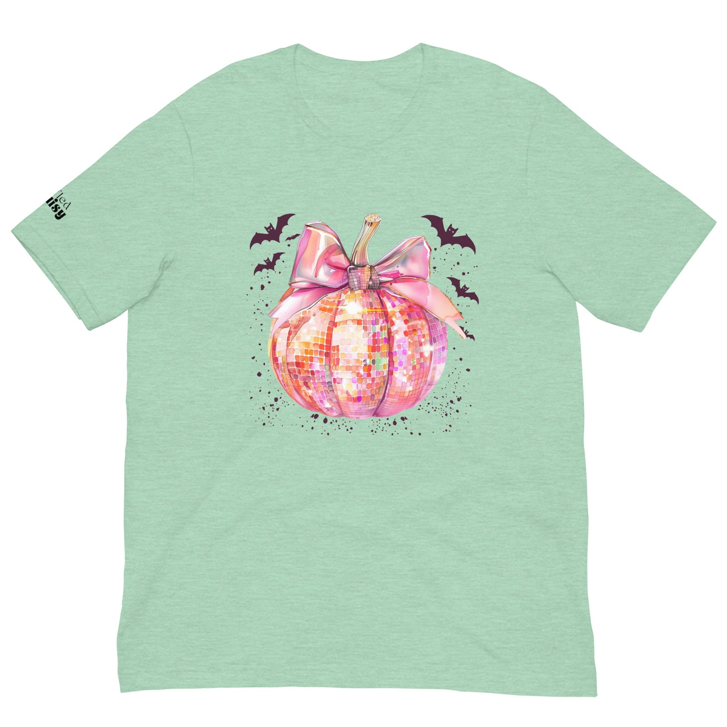 Pumpkin Disco Ball with Bats Shirt