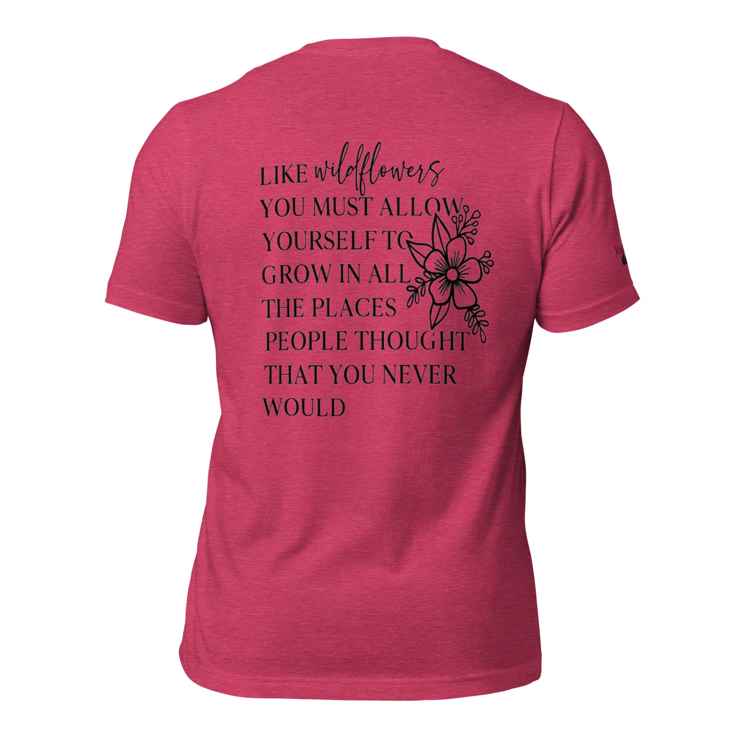 Like Wildflowers RD Branded Unisex t-shirt