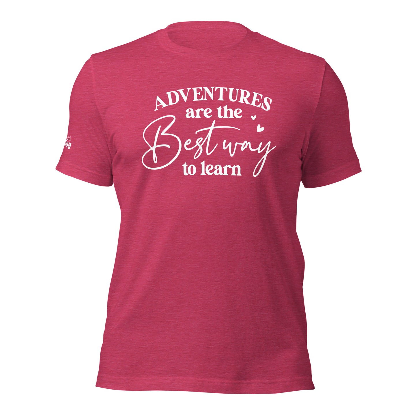 Adventures Best Way to Learn Branded RD Unisex t-shirt