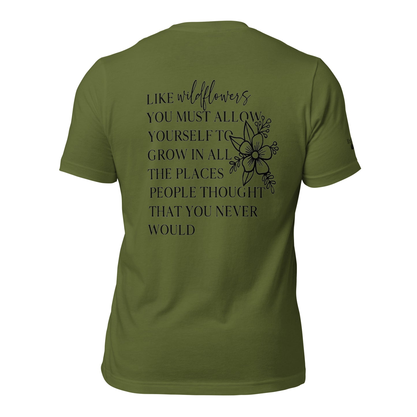 Like Wildflowers RD Branded Unisex t-shirt