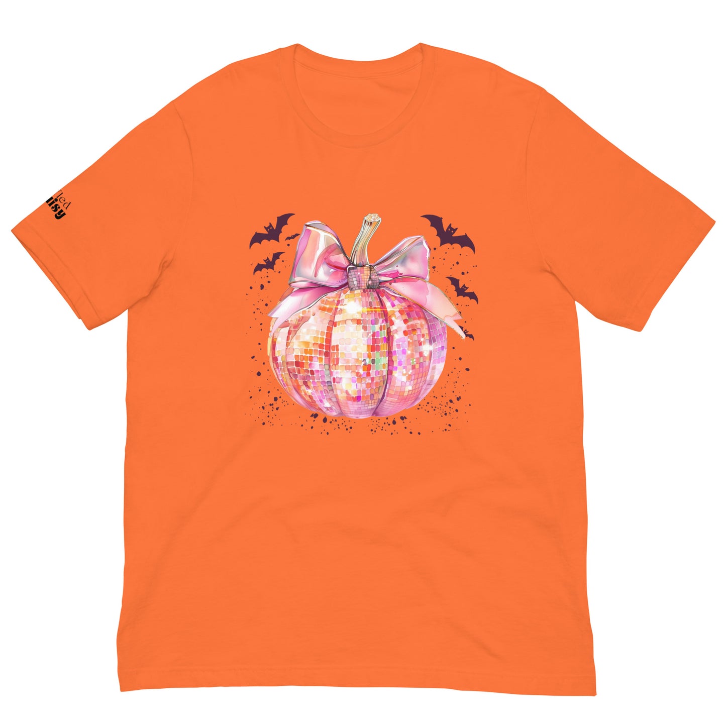 Pumpkin Disco Ball with Bats Shirt