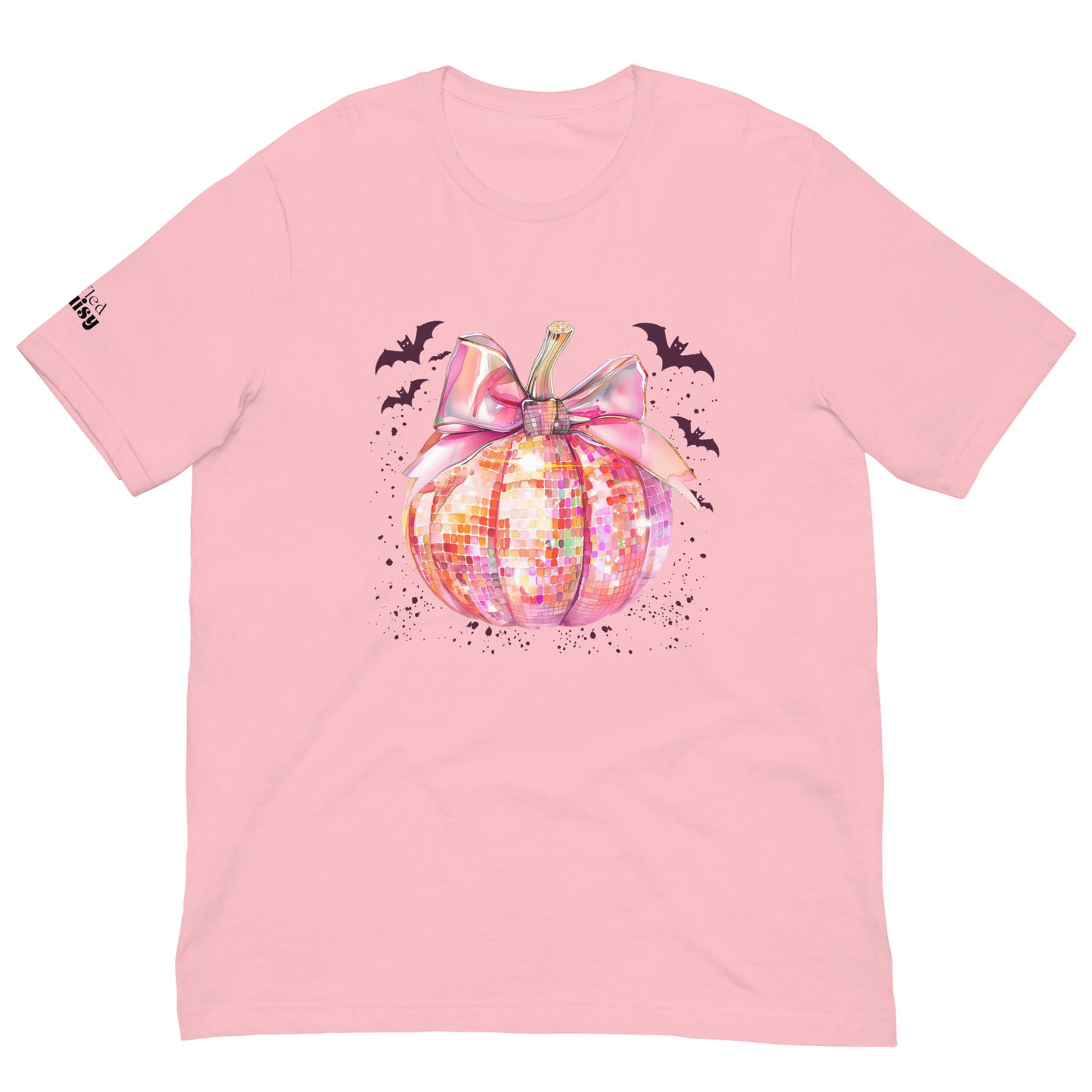 Pumpkin Disco Ball with Bats Shirt