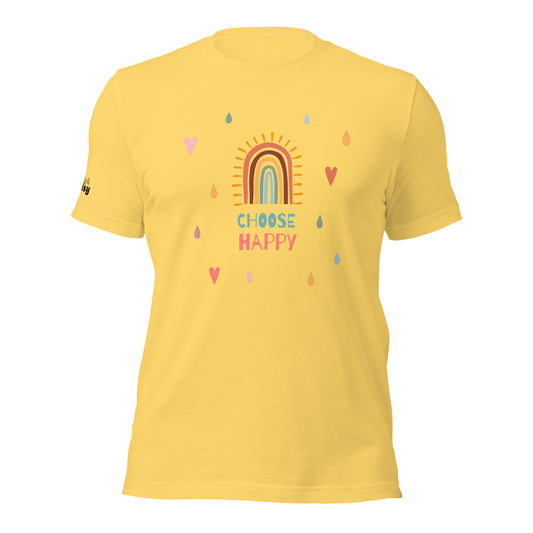 Choose Happy RD Branded Unisex t-shirt