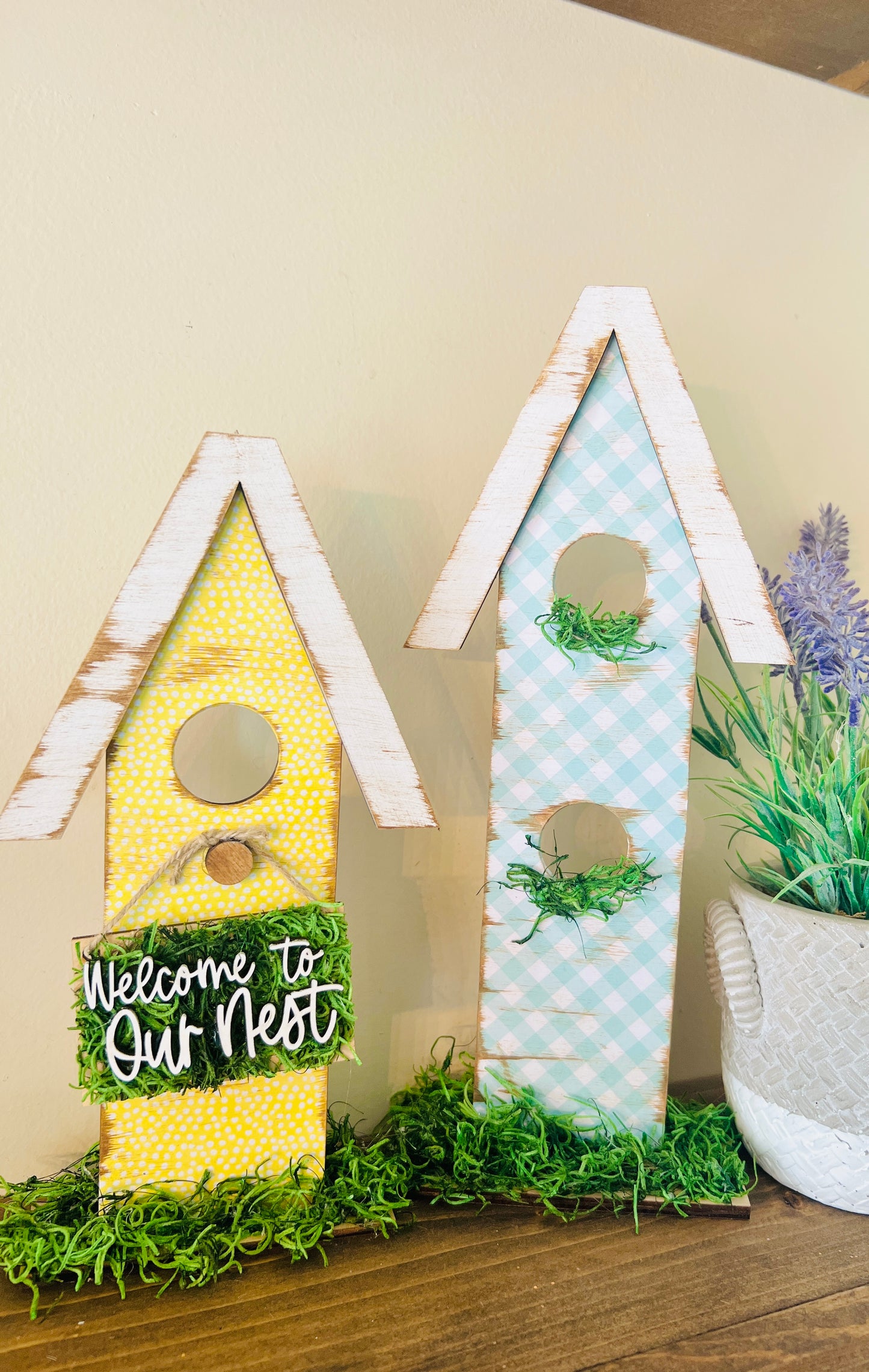 Welcome To our Nest Bird Houses DIY KIT