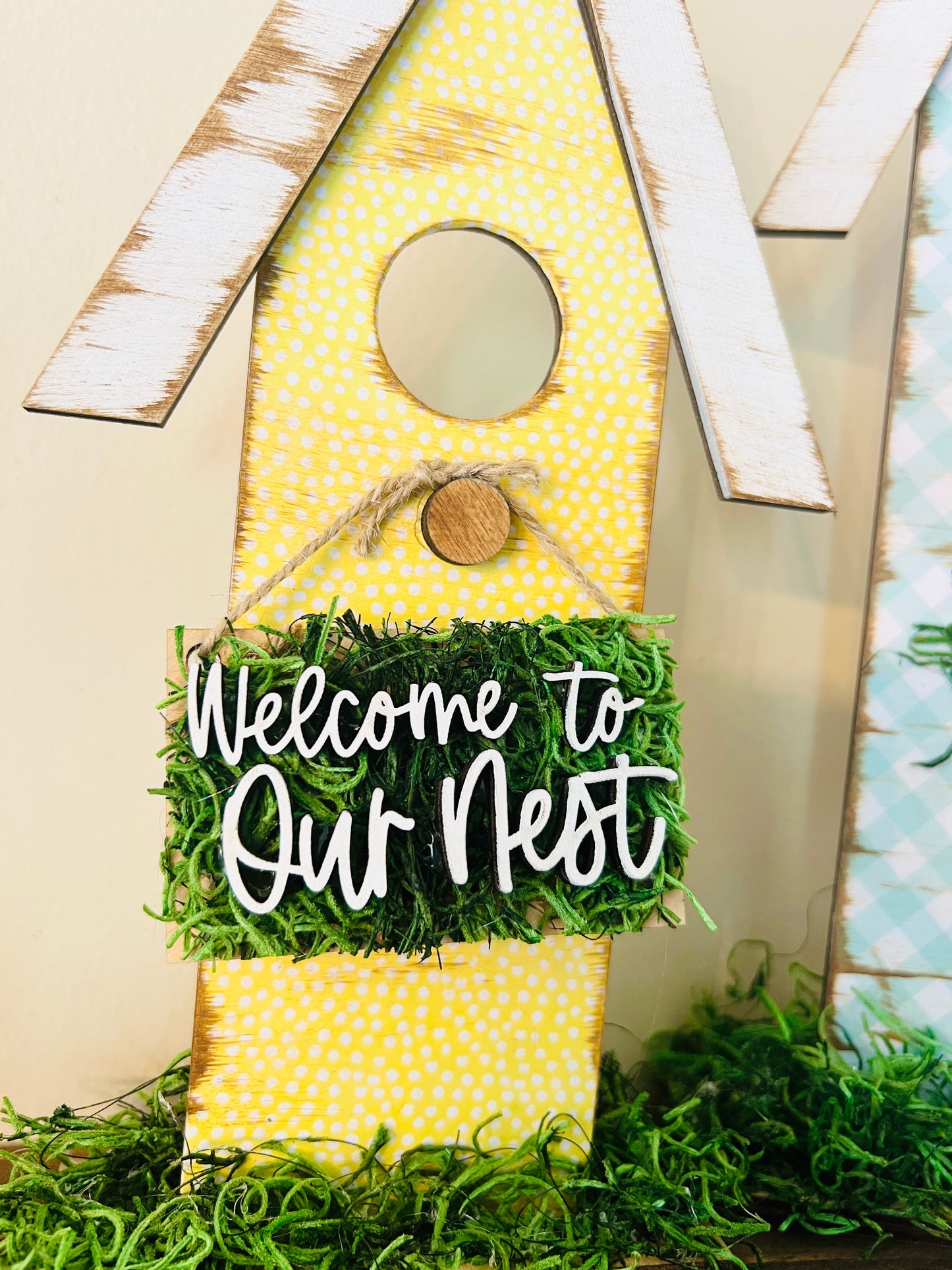 Welcome To our Nest Bird Houses DIY KIT