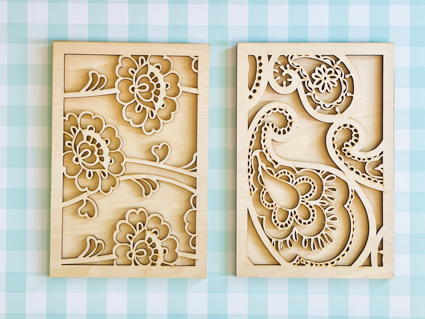 Floral Paisley Plaques DIY KIT