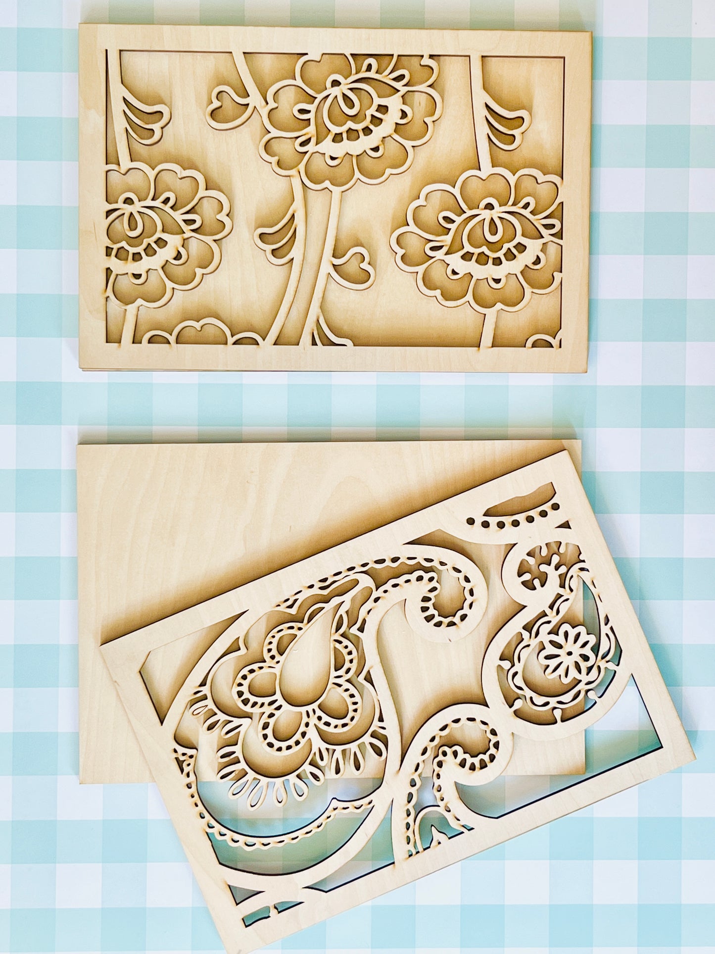 Floral Paisley Plaques DIY KIT