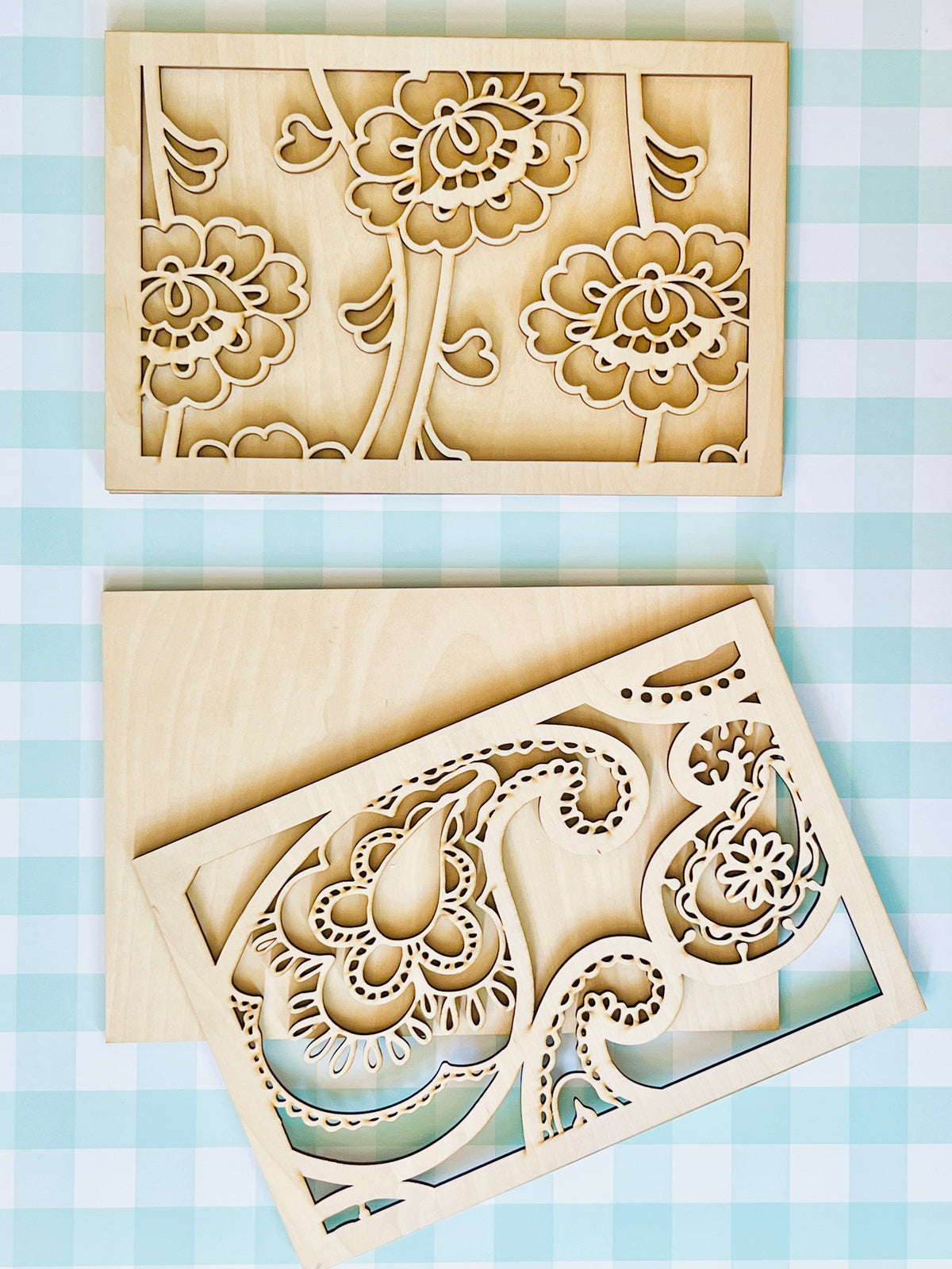 Floral Paisley Plaques DIY KIT - 291
