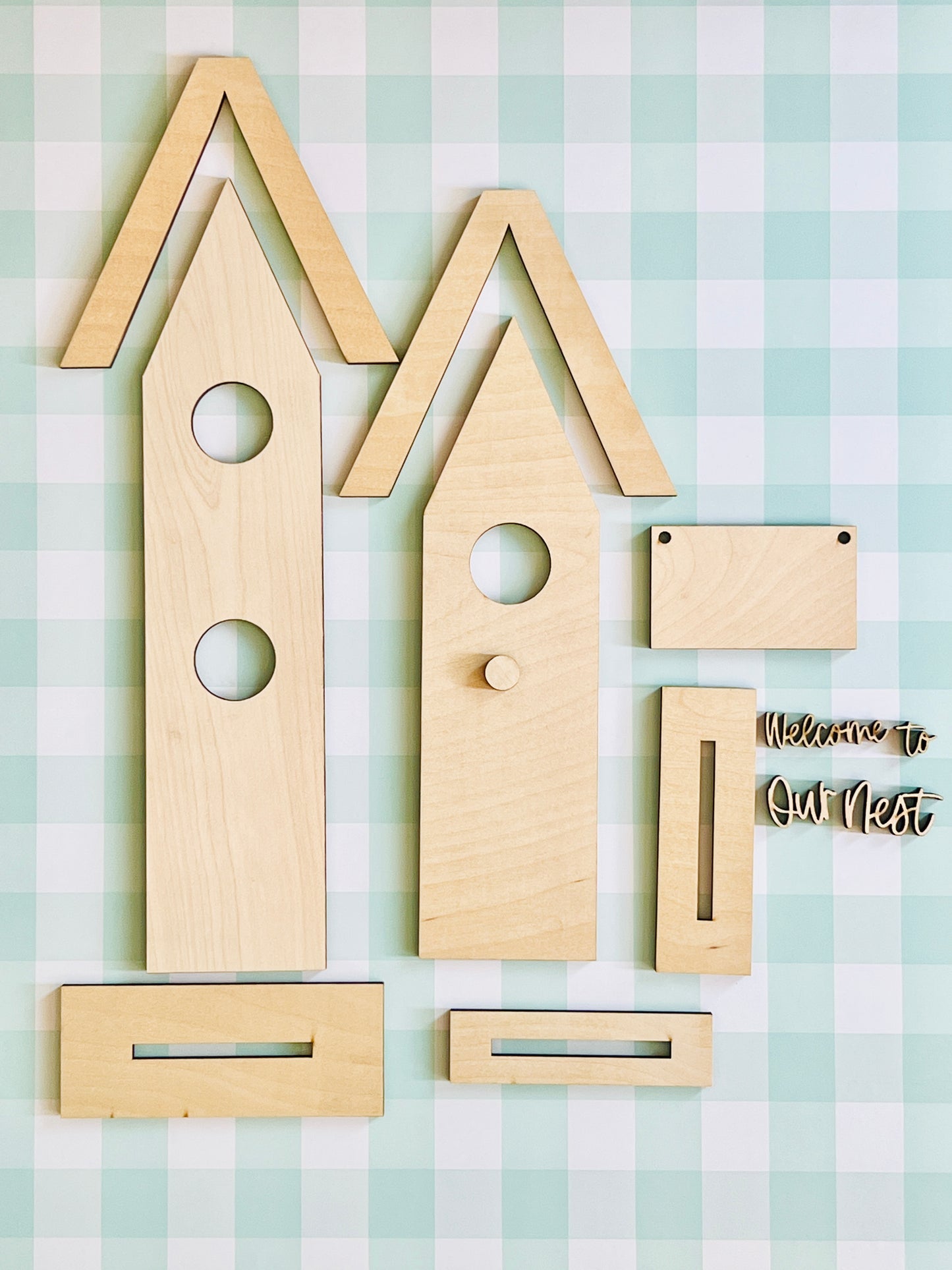 Welcome To our Nest Bird Houses DIY KIT