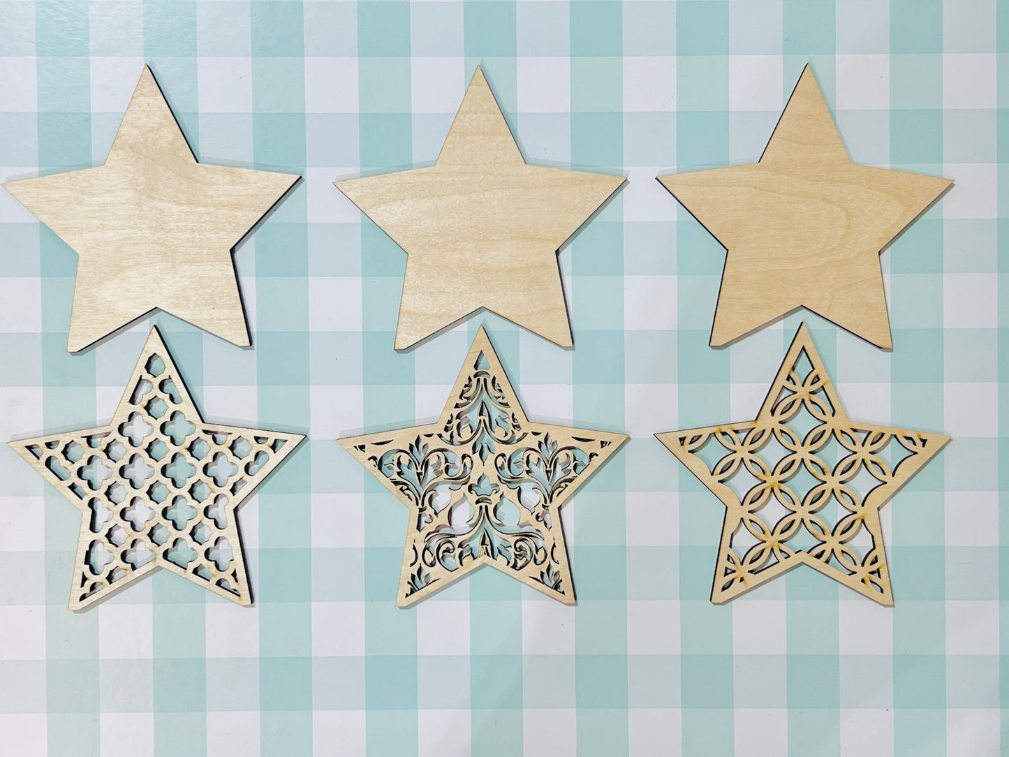 Filigree Stars Shelf Sitters DIY KIT