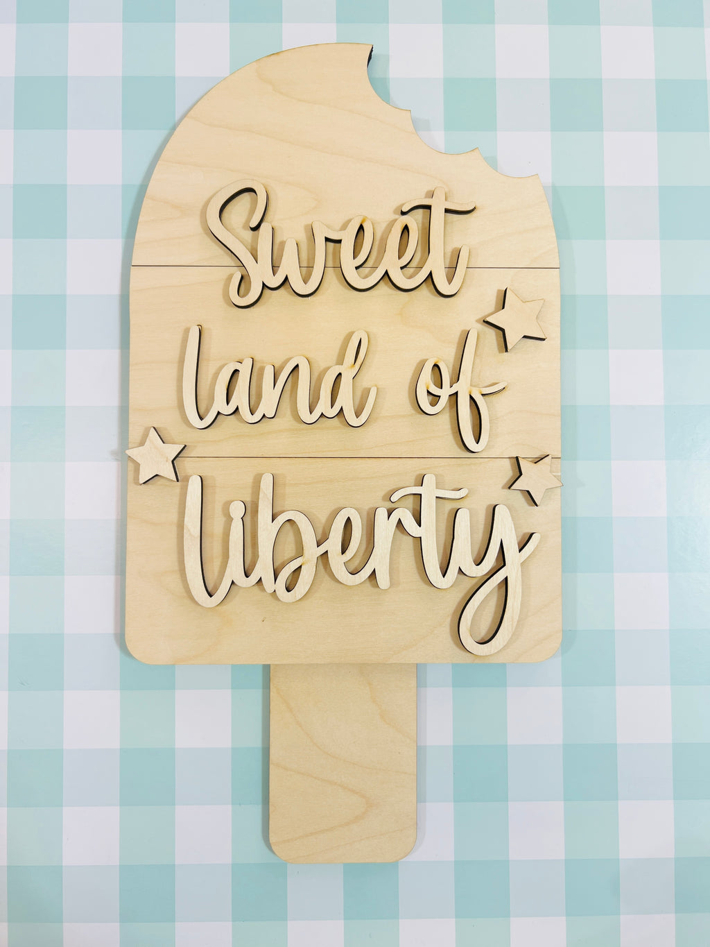 18" Sweet Land of Liberty Door Hanger DIY KIT - 594