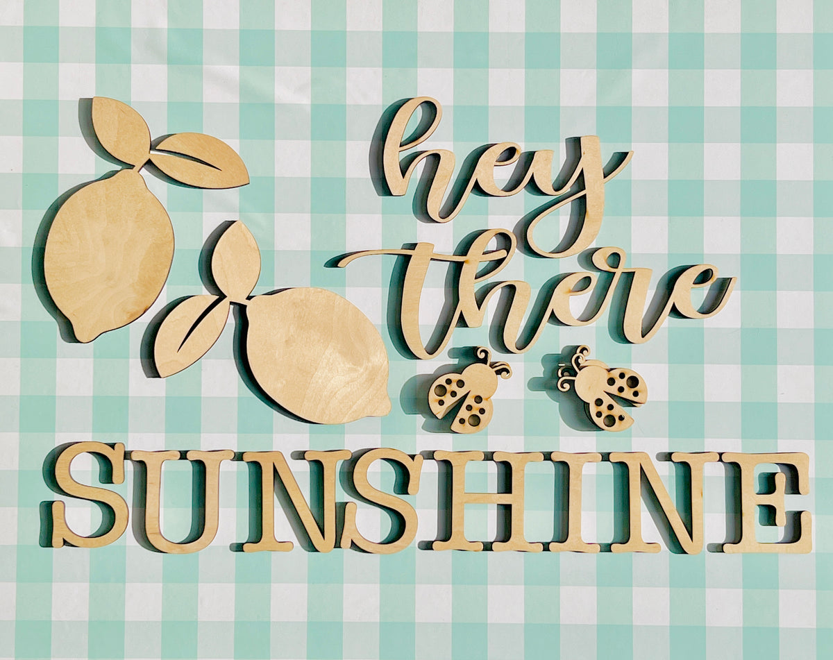Hey There Sunshine Porch Leaner Attachments DIY KIT