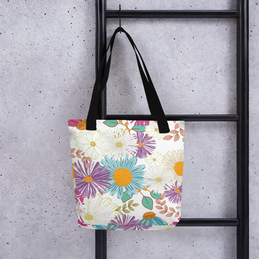 Ruffled Daisy Tote bag